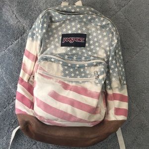 JanSport Unisex American Flag Backback